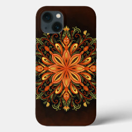 Feuerelement Mandala - Kaleidoskopisches Flammenkr Case-Mate iPhone Hülle