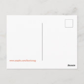 Feuerelement Mandala - Kaleidoskopisches Flammenkr Postkarte (Rückseite)