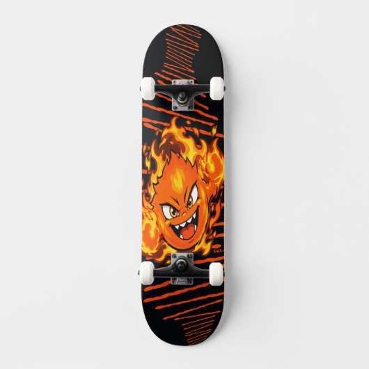 Feuerelement Skateboard (Vorderseite)