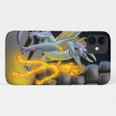 Feuerelement und Drache Case-Mate iPhone Hülle (Rückseite (Horizontal))