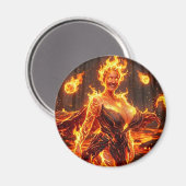 Feuerelementar Magnet (Vorderseite/Rückseite)
