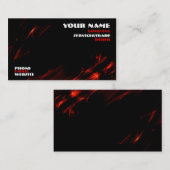 Feuerentwurfs-Visitenkarte Visitenkarte (Vorne/Hinten)