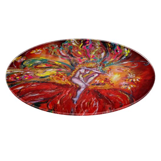 FEUERFAIRE IN ROT SCHNEIDEBRETT (Ecke)