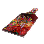 FEUERFAIRE IN ROTER FANTASIE SCHNEIDEBRETT (Ecke)