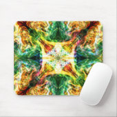 Feuerfarbige Vapors Mousepad (Mit Mouse)