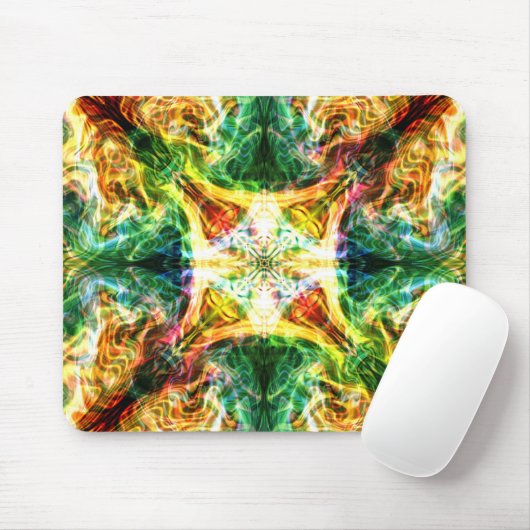 Feuerfarbige Vapors Mousepad (Mit Mouse)