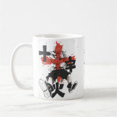 🔥Feuerfaust Anime-Kaffeetasse – Flammenpirat☕ Kaffeetasse (Links)
