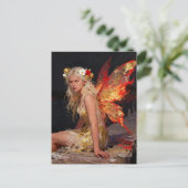 Feuerfee Mit Einstellung Postkarte (Stehend Vorderseite)