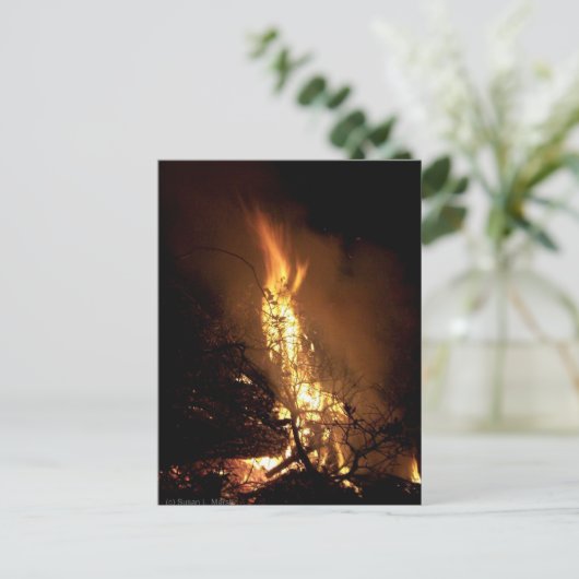 Feuerfeuerwaffenbild Postkarte (Stehend Vorderseite)
