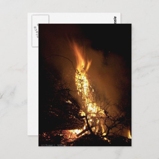 Feuerfeuerwaffenbild Postkarte (Vorne/Hinten)