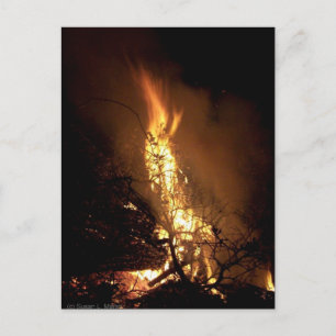 Feuerfeuerwaffenbild Postkarte