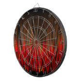 FEUERFLAMMEN DARTSCHEIBE (Vorderseite rechts)
