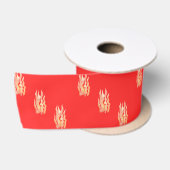 Feuerflammen Satinband (Spule)