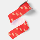 Feuerflammen Satinband (Rückseite)