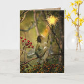 Feuerfliege Karte (Gelbe Blume)