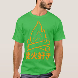 Feuerfreunde allein Camping lustiges Adventim T-Shirt