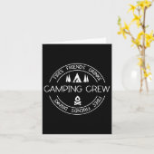 Feuerfreunde trinken Camping Crew Karte (Gelbe Blume)