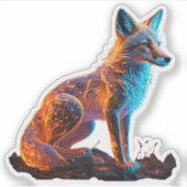Feuerfrost-Fox Aufkleber (Vorderseite)