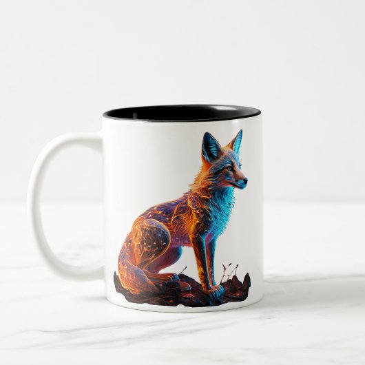 Feuerfrost-Fox Zweifarbige Tasse (Links)