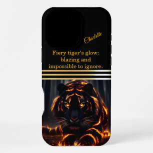 Feuerfuchs streift durch die Nacht iPhone 16 Pro Max Hülle