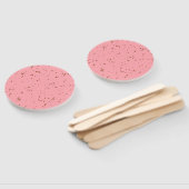 Feuerfunken überlagern Ihr Foto rot. Fächer (Non-assembled)