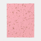 Feuerfunken überlagern Ihr Foto rot. Fleecedecke (Vorderseite)