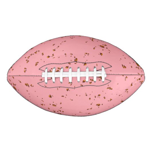 Feuerfunken überlagern Ihr Foto rot. Football (Vorderseite)