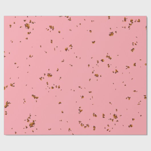 Feuerfunken überlagern Ihr Foto rot. Geschenkpapier (Flach)