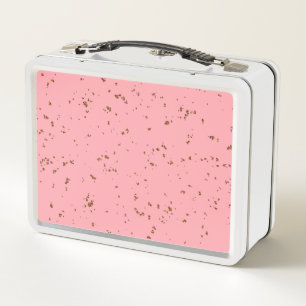 Feuerfunken überlagern Ihr Foto rot. Metall Brotdose