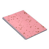 Feuerfunken überlagern Ihr Foto rot. Notizblock (Rechte Seite)