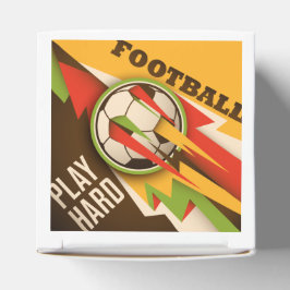 Feuerfußball-Fußballball Sportball Geschenkschachtel