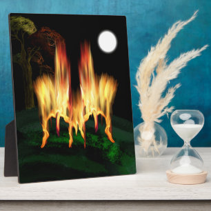 Feuergefahr Fotoplatte