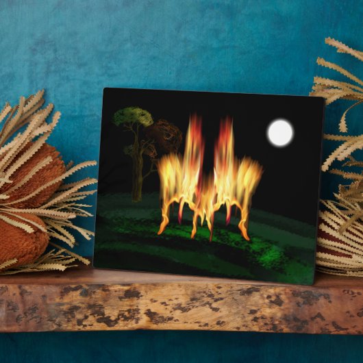 Feuergefahr Fotoplatte (Seite)