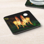 Feuergefahr Getränkeuntersetzer (Linke Seite)