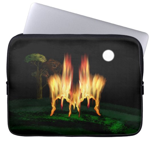 Feuergefahr Laptopschutzhülle (Vorderseite)