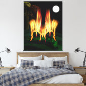 Feuergefahr Leinwanddruck (Insitu (Schlafzimmer))
