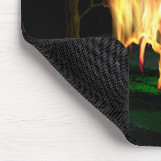 Feuergefahr Mousepad (Ecke)
