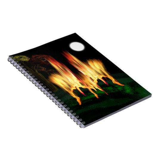 Feuergefahr Notizblock (Rechte Seite)