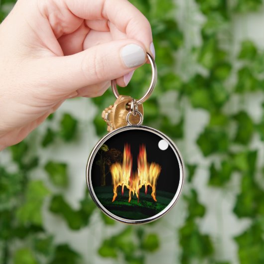 Feuergefahr Schlüsselanhänger (Hand)