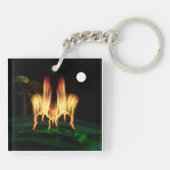 Feuergefahr Schlüsselanhänger (Rückseite)