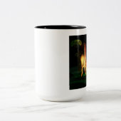 Feuergefahr Zweifarbige Tasse (Mittel)