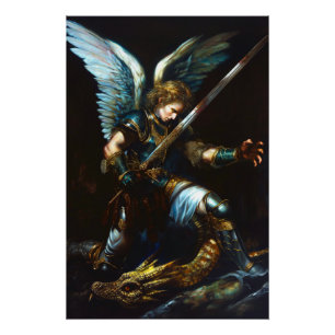 Feuergefecht   Epic Angel vs Dragon Poster