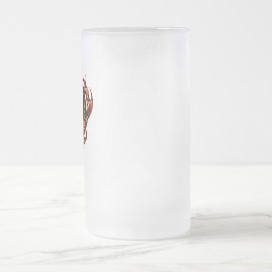 Feuergefecht Mattglas Bierglas (Mittel)