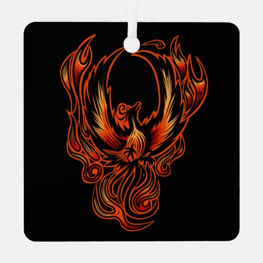 Feuergefecht Ornament Aus Metall (Rückseite)