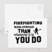 Feuergefecht phantastischer als das, was Sie tun Postkarte (Vorne/Hinten)