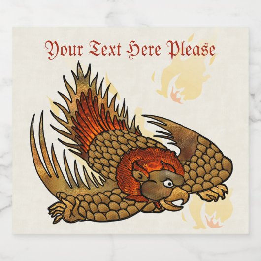 Feuergefechte Bierflaschenetikett (Einzelnes Label)