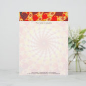 Feuergeflecht Briefbogen (Stehend Vorderseite)