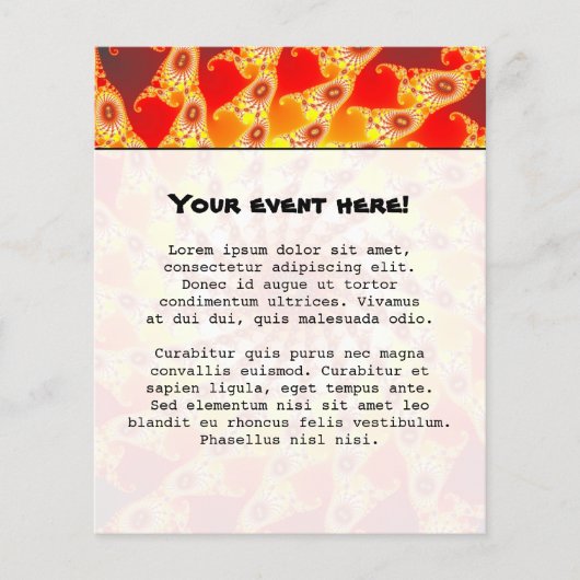 Feuergeflecht Flyer (Vorne)