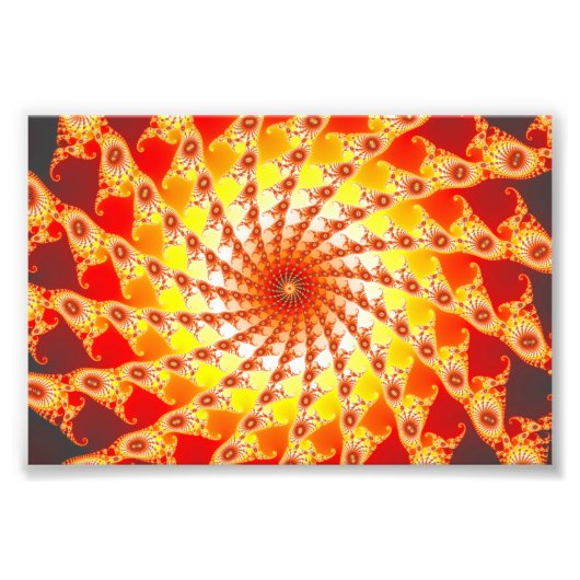 Feuergeflecht Fotodruck (Vorne)