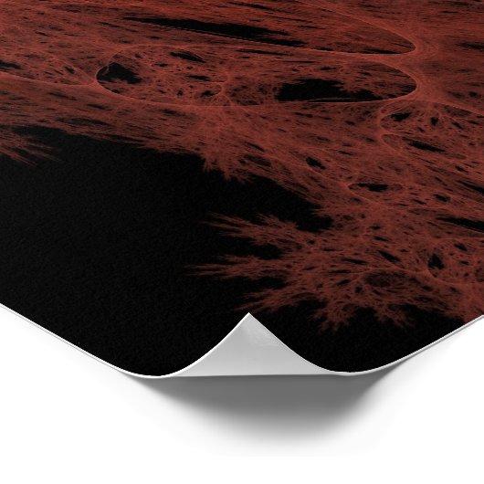 Feuergeflecht Poster (Ecke)